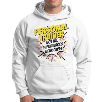 Personal Trainer Superhero Product Funny Comic Gifts Idea Hoodie | Mazezy