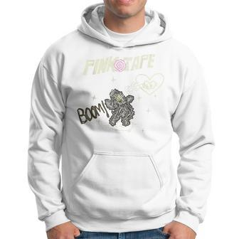Pink Tape Graphic Hoodie - Seseable