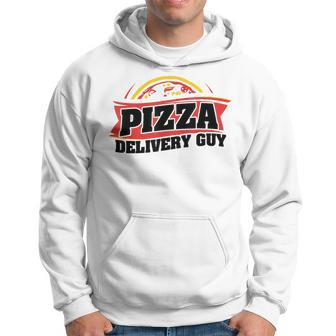 Pizza Delivery Guy Eating Pizza Italian Food Lover Pizza Hoodie | Mazezy