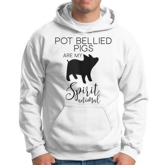 Pot Bellied Pigs Are My Spirit Animal J000462 Hoodie | Mazezy
