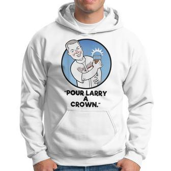 Pour Larry A Crown Home Run Baseball Fan Sports Lover Hoodie - Seseable