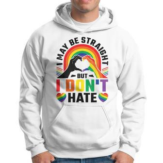 Pride Month I May Be Straight But I Dont Hate Lgbtq Hoodie | Mazezy