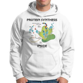 Protein Synthesis Inside Ribosome Biology Humor Hoodie | Mazezy