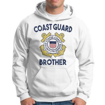 Proud Us Coast Guard Brother Military Pride Gift For Mens Pride Month Funny Designs Funny Gifts Hoodie | Mazezy