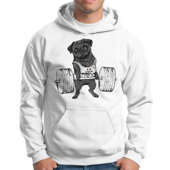 Pug Weightlifting - Mens Standard Hoodie - Monsterry AU