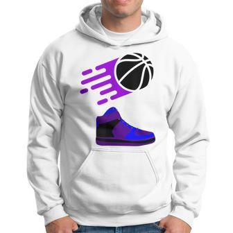 Purple Basketball Sneaker  Hoodie