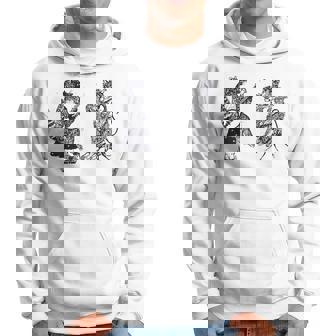 Raccoon Playing Banjo & Possum Playing Fiddle Soft Hoodie | Mazezy