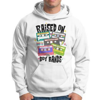 Raised On 90S Boy Bands Cassette Tape Retro Hoodie | Mazezy