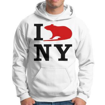 I Rat Ny I Love Rats New York Hoodie | Mazezy