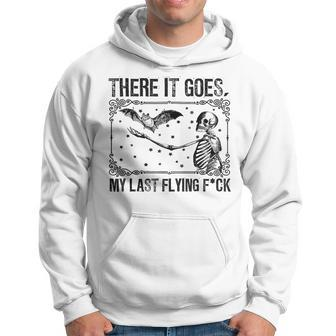There It Goes My Last Flying F Skeletons Halloween Hoodie | Mazezy UK