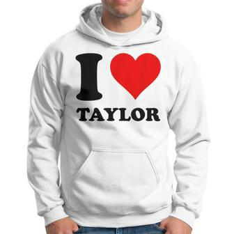 Red Heart I Love Taylor Hoodie