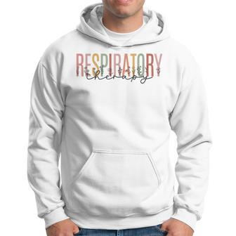 Respiratory Therapist Therapy Nicu Respiratory Retro Colors Hoodie | Mazezy CA