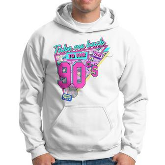 Retro 90S Take Me Back To The 1990S Cassette Made In The 90S 90S Vintage Designs Funny Gifts Hoodie | Mazezy