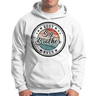 Retro Best Big Brother Ever Big Brother Hoodie - Seseable
