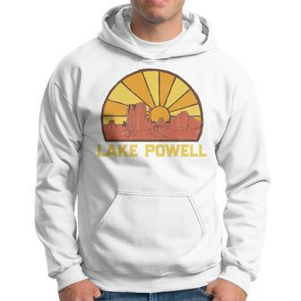 Retro Lake Powell Sun Vintage Graphic Hoodie | Mazezy UK