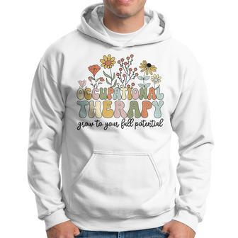 Retro Occupational Therapy Occupational Therapist Ot Therapist Funny Gifts Hoodie | Mazezy
