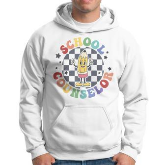 Retro Pencil School Counselor Back To School For Counselor Hoodie - Thegiftio UK