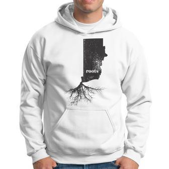 Rhode Island Roots State Map Home Love Pride Gift Hoodie | Mazezy