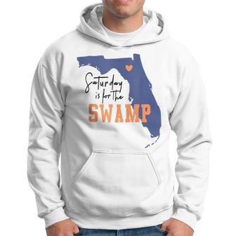 Saturday Is For The Swamp Uf Football Swamp University Hoodie - Thegiftio UK