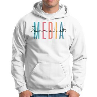 School Librarian Library Squad Media Specialist Hoodie - Seseable
