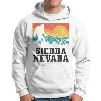 Sierra Nevada Bigfoot California Mountains Vintage Hiking Hoodie | Mazezy CA