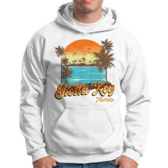 Siesta Key Florida Beach Summer Vacation Palm Trees Sunset Florida Gifts & Merchandise Funny Gifts Hoodie | Mazezy