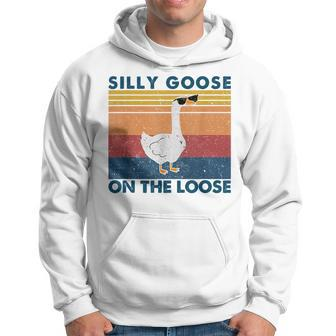 Silly Goose On The Loose Funny Saying Goose University Funny Hoodie | Mazezy CA