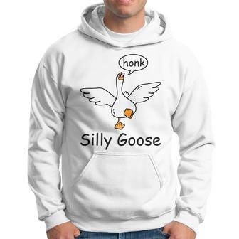 Silly Goose On The Loose Funny Saying Honk Goose University Hoodie | Mazezy