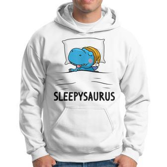 Sleepysaurus Nigh Dinosaur Dino T-Rex Nightgown Sleep Hoodie - Seseable
