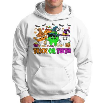 Spooky Dentist Halloween Trick Or Th Dental Assistant Hoodie | Mazezy