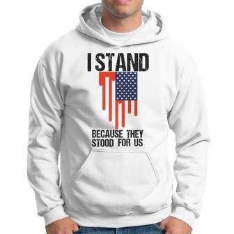 I Stand For The National Anthem I Don't Kneel Hoodie | Mazezy