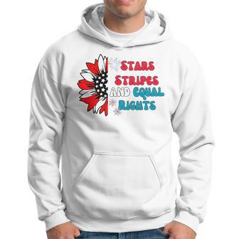 Stars Stripes And Equal Rights Equal Rights Funny Gifts Hoodie | Mazezy CA