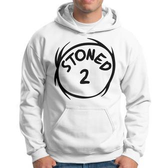Stoned 2 420 Weed Stoner Matching Couple Group Hoodie | Mazezy