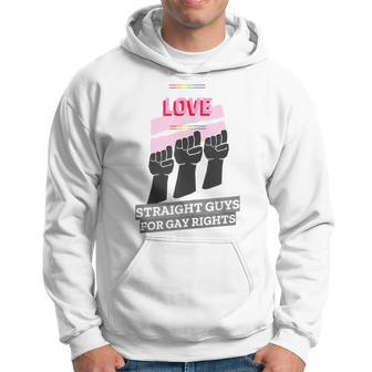 Straight Guys For Gay Rights - Lgbt Pride Parade Fest Hoodie | Mazezy