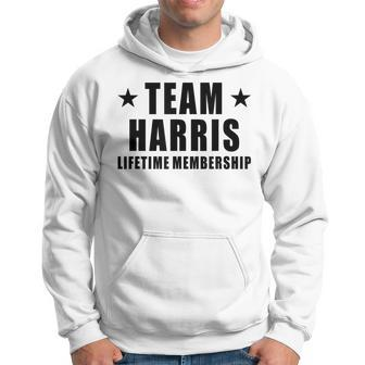 Team Harris Lifetime Membership Funny Family Last Name Hoodie | Mazezy