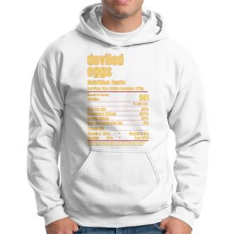 Thanksgiving Dinner Deviled Eggs Nutritional Facts Hoodie | Mazezy