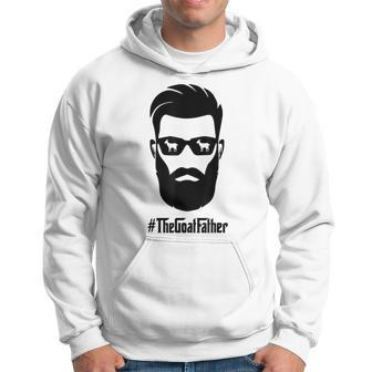The Goat Father The Goatfather With Beard & Glasses Hoodie | Mazezy DE