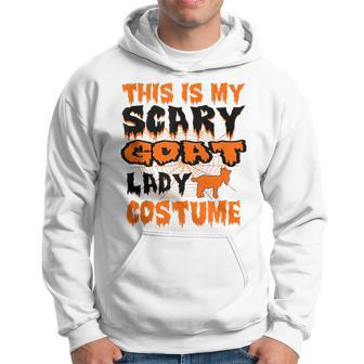 This Is My Scary Goat Lady Halloween Costume Hoodie | Mazezy