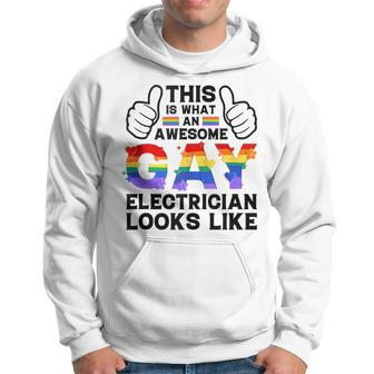 This Is What A Gay Electrician Looks Like Lgbtq Pride Month Hoodie | Mazezy