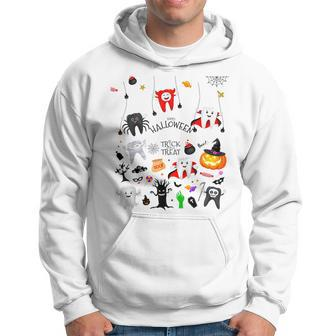 Tooth Th Halloween Theme Trick Or Treat Squad Spooky Rda Hoodie | Mazezy