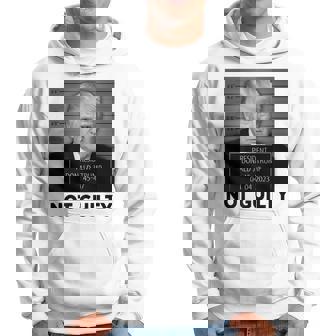 Trump Hot Not Guilty 45-47 President Trump Arrest Hoodie - Monsterry