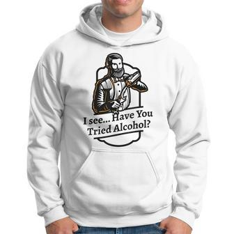 Try Drinking Meme Alcohol Therapy Cocktail Shaker Hoodie | Mazezy AU