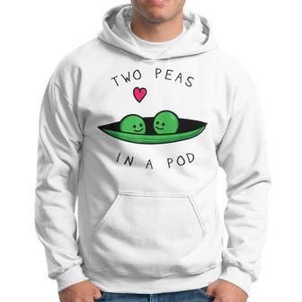 Two Peas In A Pod Two Peas Vegan Gift Hoodie | Mazezy