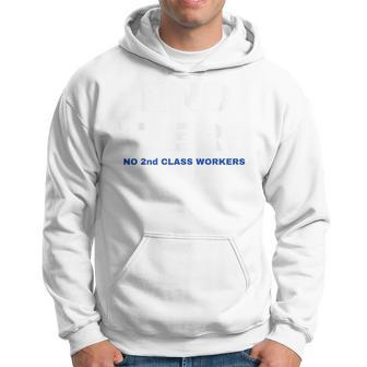 Uaw Strike Red United Auto Workers Picket Sign End Tiers Hoodie | Mazezy