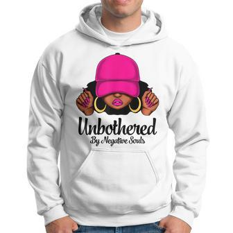Unbothered Sassy Black Queen African American Afro Woman Hoodie - Monsterry DE
