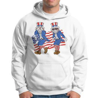 Uncle Sam Griddy 4Th Of July Happy Independence Day 2023 Fun Hoodie | Mazezy