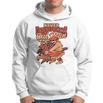 Never Underestimate An Old Man Who Is Also A Dj Club Dj Hoodie - Seseable