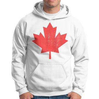 Vintage Canada Maple Leaf Canada Day Hoodie - Thegiftio UK