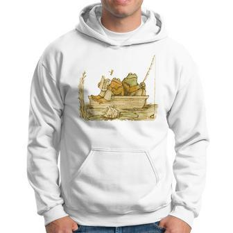 Vintage Frog Toad Friend Cottagecore Aesthetic Frog Lovers Hoodie - Monsterry CA