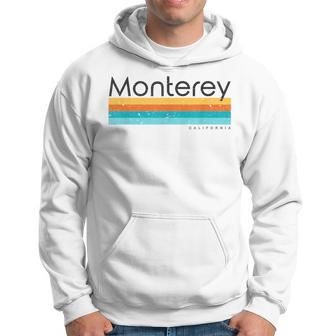 Vintage Monterey California Ca Retro Hoodie | Mazezy